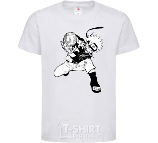 Kids T-shirt Naruto Razengag anime manga White фото