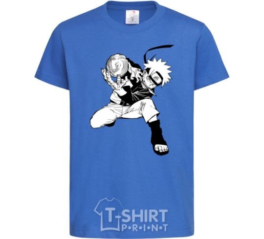 Kids T-shirt Naruto Razengag anime manga royal-blue фото