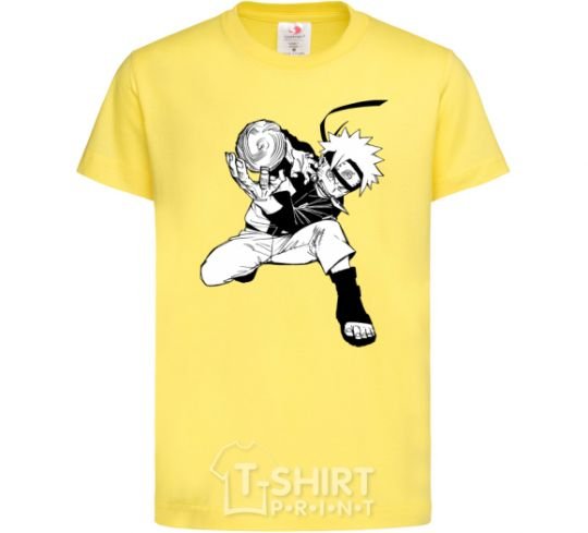 Kids T-shirt Naruto Razengag anime manga cornsilk фото