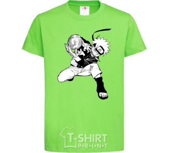 Kids T-shirt Naruto Razengag anime manga orchid-green фото