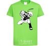 Kids T-shirt Naruto Razengag anime manga orchid-green фото