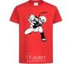 Kids T-shirt Naruto Razengag anime manga red фото