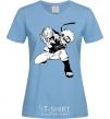 Women's T-shirt Naruto Razengag anime manga sky-blue фото