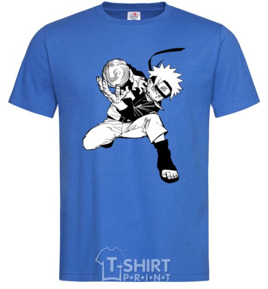 Men's T-Shirt Naruto Razengag anime manga royal-blue фото