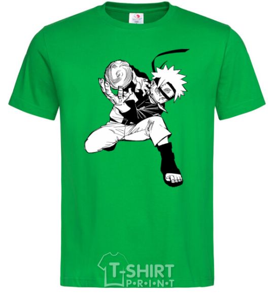 Men's T-Shirt Naruto Razengag anime manga kelly-green фото