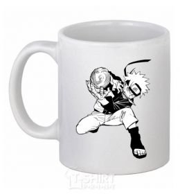 Ceramic mug Naruto Razengag anime manga White фото
