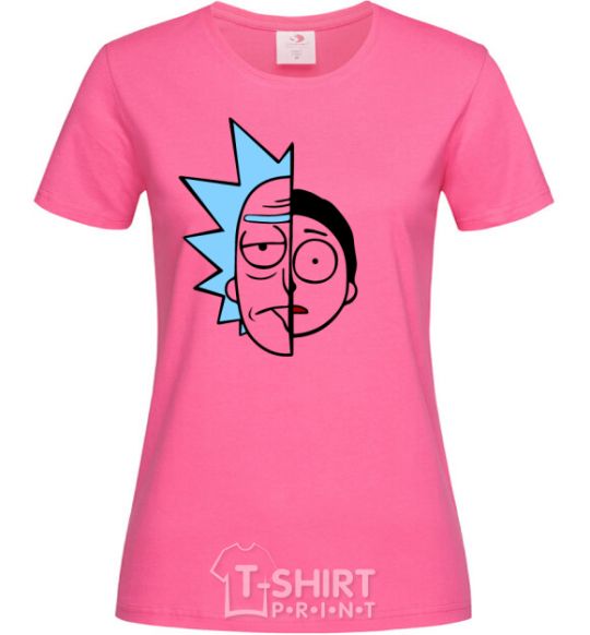 Women's T-shirt Rick and Morty heliconia фото
