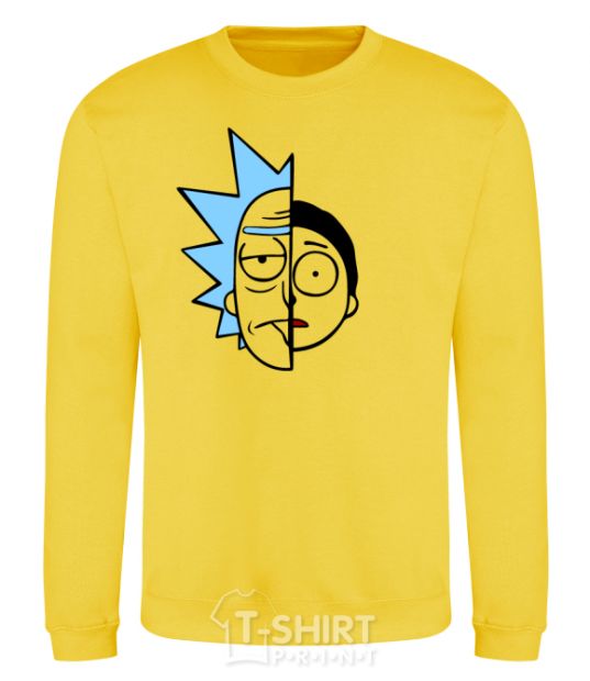 Sweatshirt Rick and Morty yellow фото