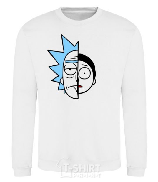 Sweatshirt Rick and Morty White фото