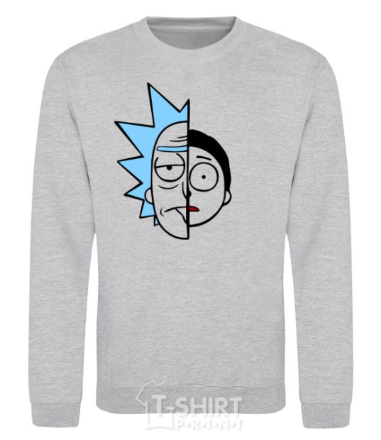 Sweatshirt Rick and Morty sport-grey фото