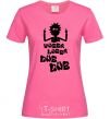 Women's T-shirt Rick WUBBA LUBBA DUB DUB heliconia фото