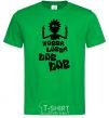 Мужская футболка Rick WUBBA LUBBA DUB DUB Зеленый фото