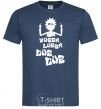 Men's T-Shirt Rick WUBBA LUBBA DUB DUB navy-blue фото