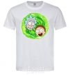 Men's T-Shirt Rick and Morty RIck and Morty portal White фото