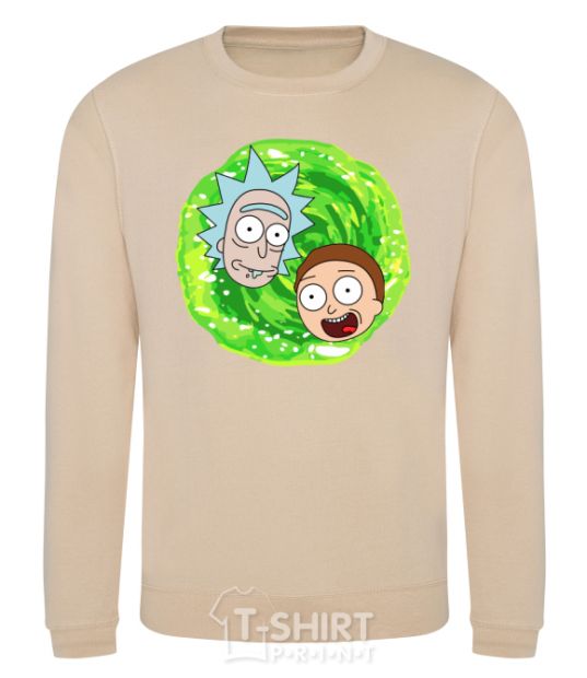 Sweatshirt Rick and Morty RIck and Morty portal sand фото