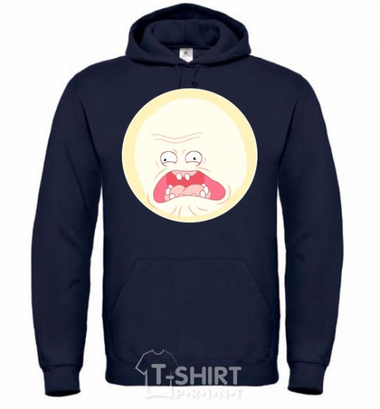 Men`s hoodie Rick and Morty sunshine scream tsui navy-blue фото