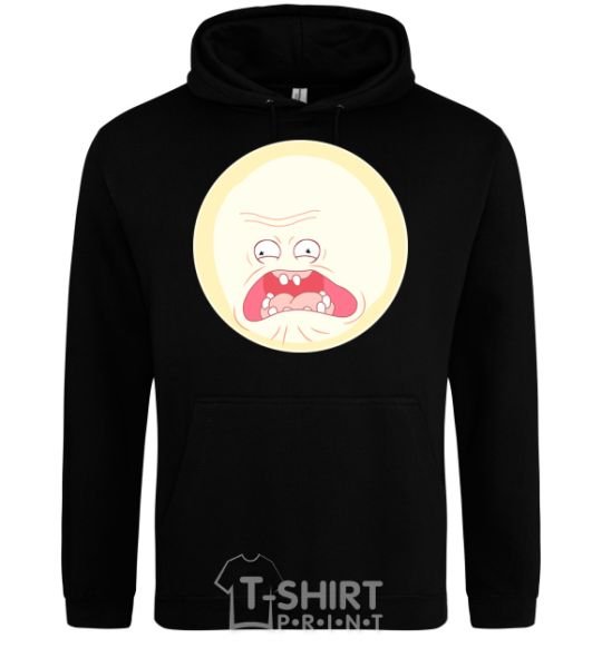 Men`s hoodie Rick and Morty sunshine scream tsui black фото