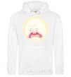 Men`s hoodie Rick and Morty sunshine scream tsui White фото