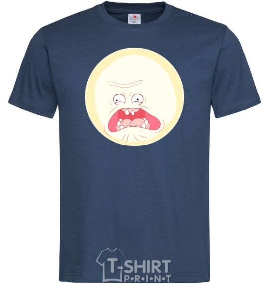 Men's T-Shirt Rick and Morty sunshine scream tsui navy-blue фото