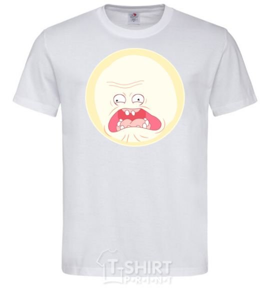 Men's T-Shirt Rick and Morty sunshine scream tsui White фото