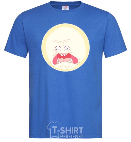 Men's T-Shirt Rick and Morty sunshine scream tsui royal-blue фото