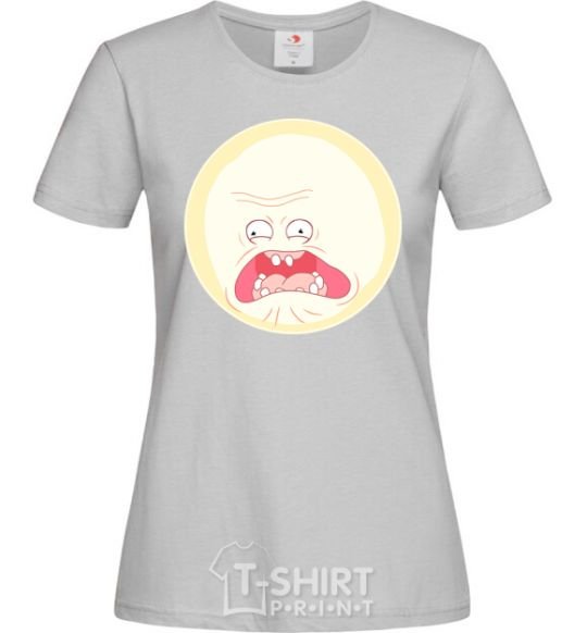 Women's T-shirt Rick and Morty sunshine scream tsui grey фото