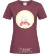 Women's T-shirt Rick and Morty sunshine scream tsui burgundy фото