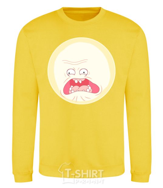 Sweatshirt Rick and Morty sunshine scream tsui yellow фото