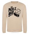 Sweatshirt Pickle Rick sand фото