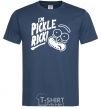 Мужская футболка Pickle Rick Темно-синий фото