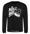 Sweatshirt Pickle Rick black фото