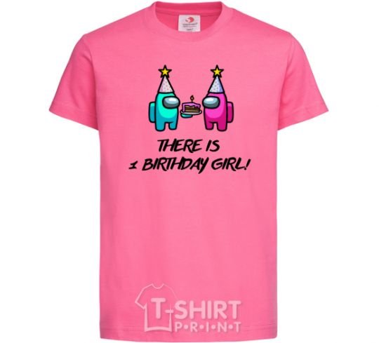 Kids T-shirt Among us birthday girl birthday girl heliconia фото