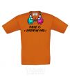 Kids T-shirt Among us birthday girl birthday girl cornsilk фото