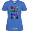 Women's T-shirt Among us emong ace royal-blue фото