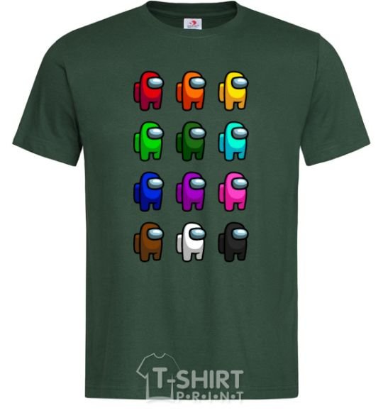 Мужская футболка Among us эмонг ас Темно-зеленый фото