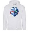 Men`s hoodie Daco airon maiden sport-grey фото