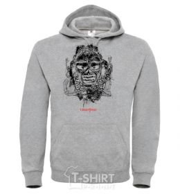 Men`s hoodie Iron maiden creeptonic sport-grey фото