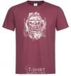 Men's T-Shirt Iron maiden creeptonic burgundy фото