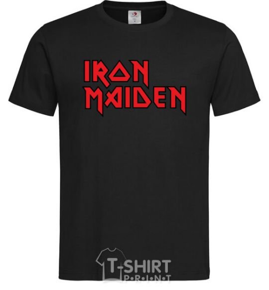 Мужская футболка Iron Maiden logo Черный фото