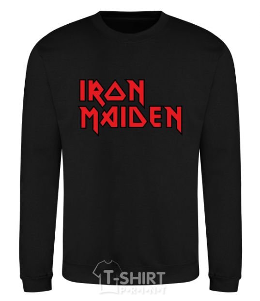 Sweatshirt Iron Maiden logo black фото