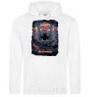 Men`s hoodie Iron maiden revelations White фото