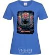 Women's T-shirt Iron maiden revelations royal-blue фото