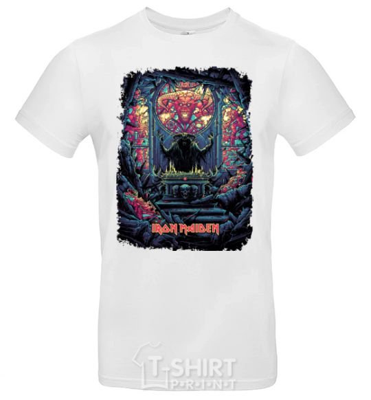 Men's T-Shirt Iron maiden revelations White фото