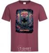 Men's T-Shirt Iron maiden revelations burgundy фото