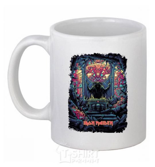 Ceramic mug Iron maiden revelations White фото