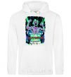 Men`s hoodie Iron maiden speed of light White фото