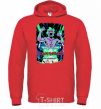 Men`s hoodie Iron maiden speed of light bright-red фото