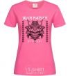 Женская футболка Iron maiden stratego Ярко-розовый фото