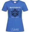 Женская футболка Iron maiden stratego Ярко-синий фото