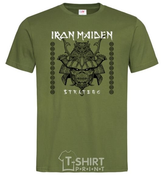 Men's T-Shirt Iron maiden stratego millennial-khaki фото